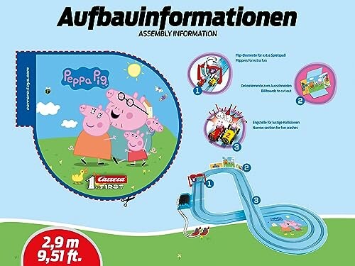 Peppa Pig speelgoedbaan montage-instructies