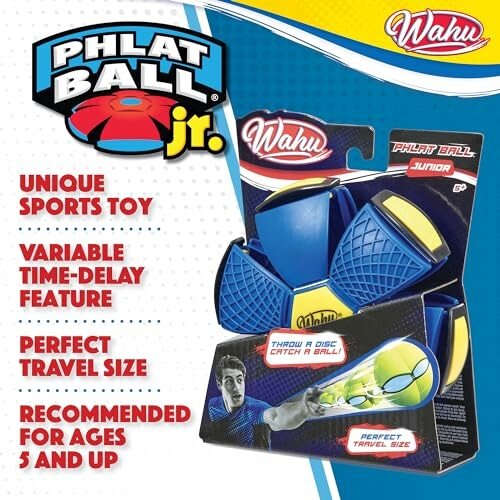 Phlat Ball Jr speelgoed in verpakking