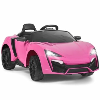 Roze speelgoedauto voor kinderen