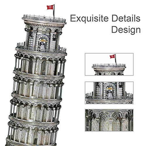 Gedetailleerd model van de Toren van Pisa