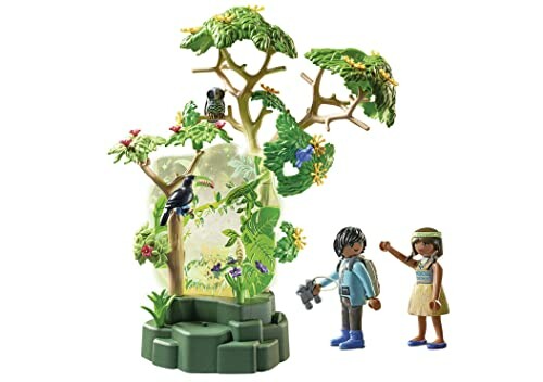 Speelgoedset met jungle-thema en figuren