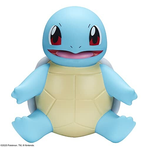 Knuffel van Squirtle, een blauw schildpadachtig personage.