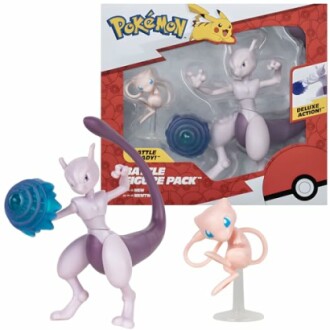 Pokémon Figuren 2-Pack Mew & Mewtwo