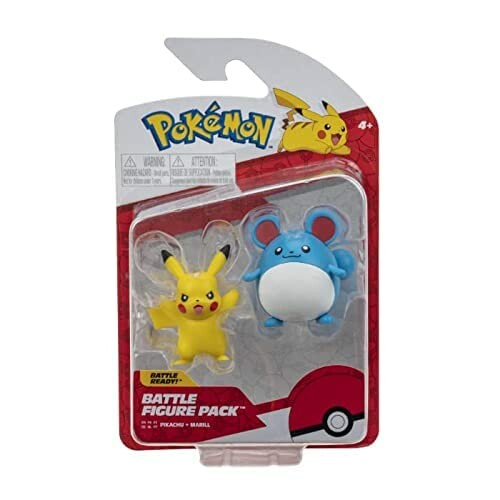 Pokémon Figuur Pikachu & Marill