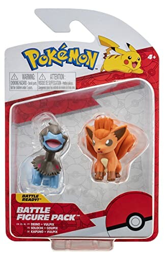 Pokémon figurenpakket met Deino en Vulpix