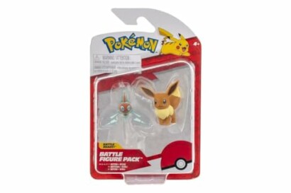 Pokemon figuurenset met Eevee en ander figuurtje.