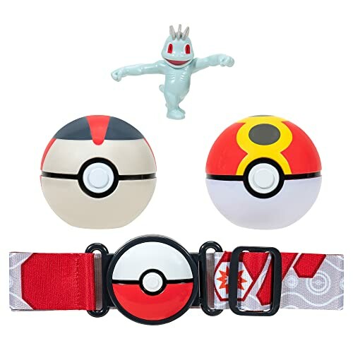 Pokémon speelset met Pokéballs en figuur