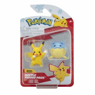 Pokémon figuurverpakking met Pikachu en een ander personage