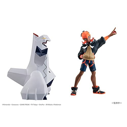 Pokemon figuren van Duraludon en trainer