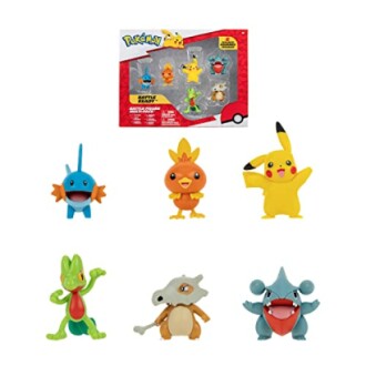 Pokémon Bandai Set van 6 Figuren