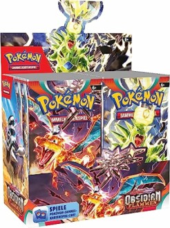 Pokémon Boosterpack-Display-Box Karmesin & Purpur