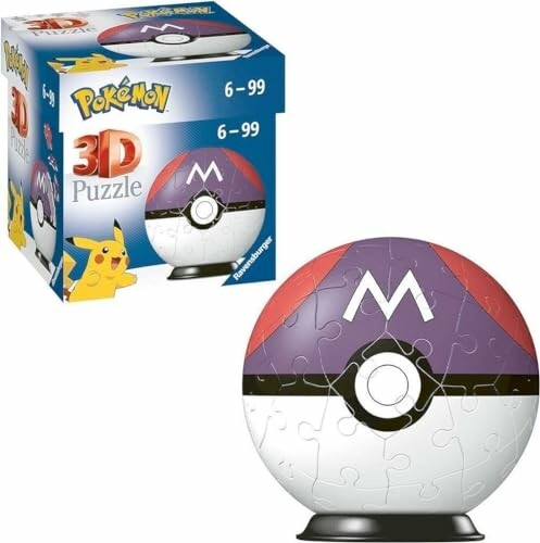 3D-puzzel van een Pokémon Master Ball