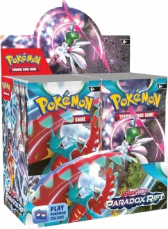 Pokémon Scarlet en Violet 04 Paradox Rift Booster Display