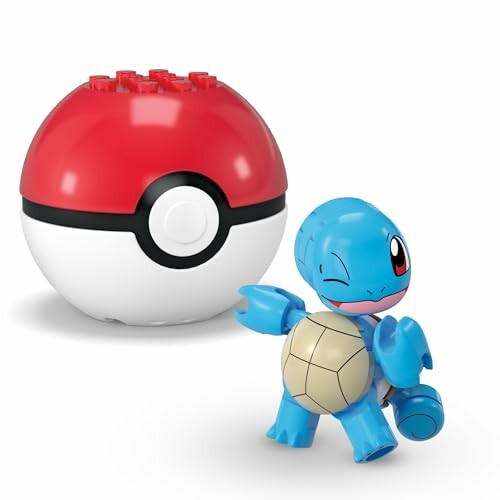 Lego-pokebal en Squirtle-figuur