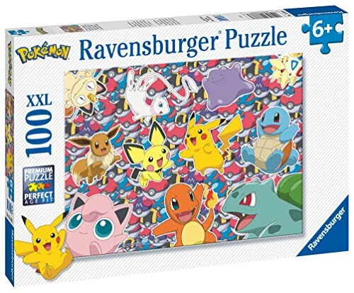 Ravensburger puzzel met Pokémon figuren en 100 stukjes