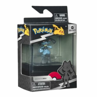 Pokemonfiguur van Riolu in verpakking