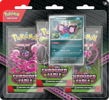 Pokémon TCG: Scarlet & Violet—gehulde fabel 3-Pack Blister