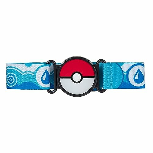 Blauw Pokémon-riem met Pokéball ontwerp