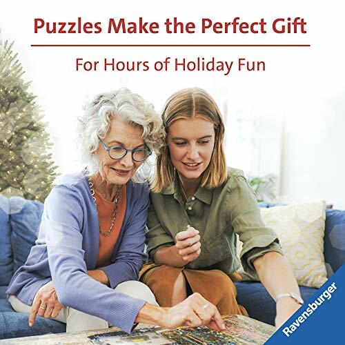 Twee vrouwen maken een puzzel als cadeau