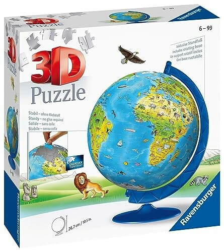 Ravensburger Kinder Wereldbol 3D Puzzel