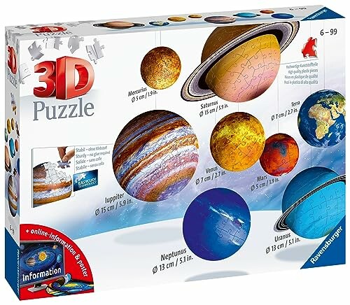 Ravensburger 3D Puzzel Zonnestelsel