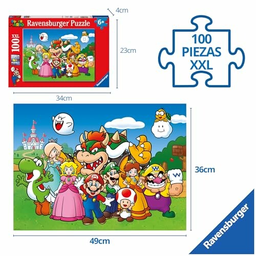 Ravensburger puzzel met Super Mario-personages