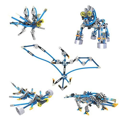 Mechanische modellen van een robot bouwpakket