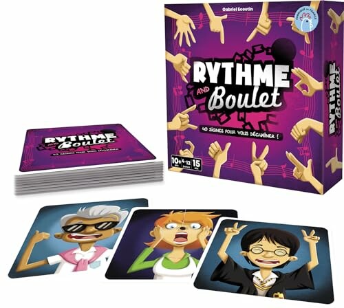 Rythme and Boulet spel met kaarten en doos