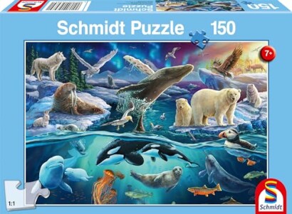 Puzzel met verschillende oceaan- en pooldieren