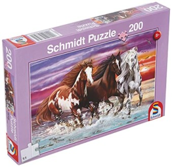 Puzzel met afbeelding van rennende paarden