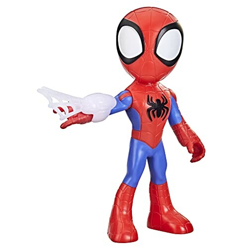 Spiderman actiefiguur met spinnenweb schietend