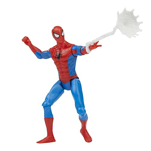 Spiderman actiefiguur met spinnenweb