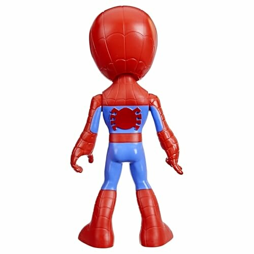 Speelgoedfiguur van Spiderman van achteren