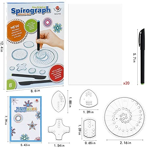 Gobesty Spirograaf Deluxe Set