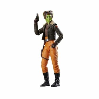 Groene alien actiefiguur met pistool en pilotenoutfit.