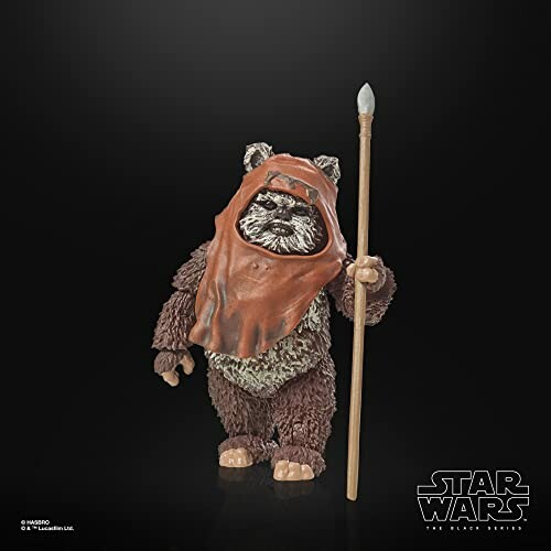 Star Wars Ewok actiefiguur met speer