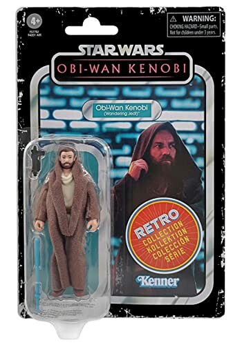 Obi-Wan Kenobi retro actiefiguur in verpakking