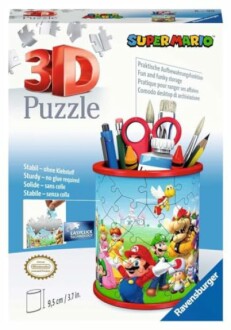 3D puzzel van Super Mario pennenhouder.