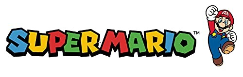 Super Mario logo met Mario-figuur