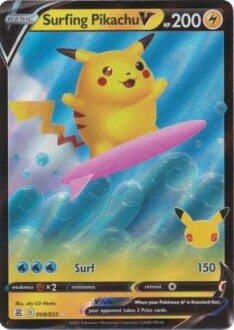 Surfende Pikachu V