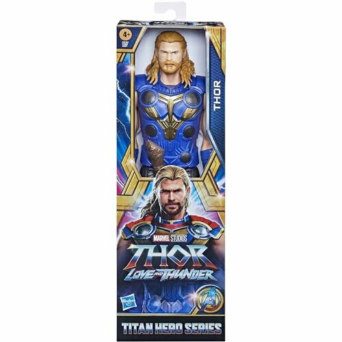 Thor actiefiguur in verpakking van Love and Thunder-serie