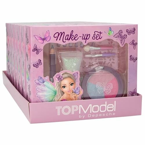 Make-up set met vlinderontwerp en accessoires