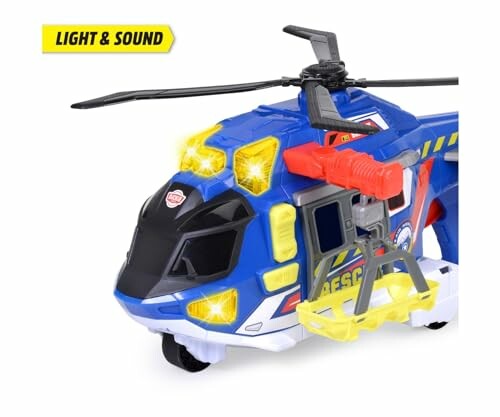 Speelgoedhelikopter met licht en geluid.