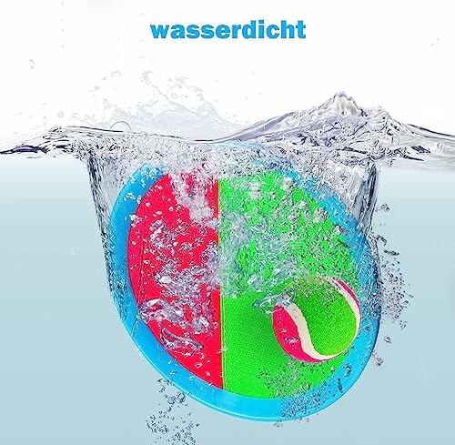 Waterbestendig vangbalspel met kleurrijk ontwerp