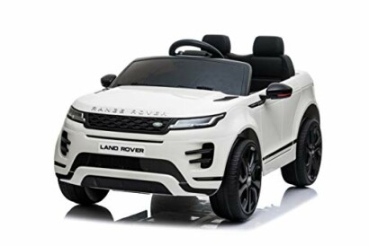 Witte speelgoedauto in Range Rover-stijl