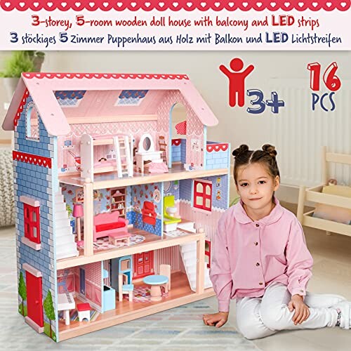 Infantastic® Houten Poppenhuis