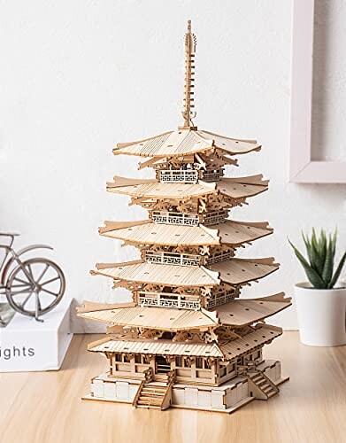 Rolife 3D DIY Houten Puzzel Pagode