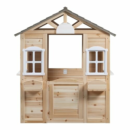 Houten speelhuisje voor kinderen