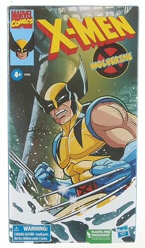 Wolverine actiefiguur verpakking met X-Men logo