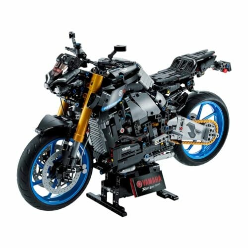 Lego model van een Yamaha motorfiets